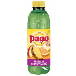 PAGO Jus de fruits tropical multivitaminé 75cl
