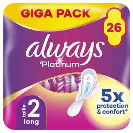 ALWAYS Serviettes Hygiénique Platinum x26