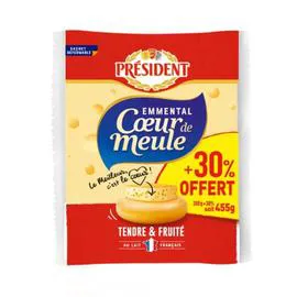 PRÉSIDENT Emmental bloc 455g