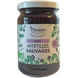 LA MONEDIERE Purée De Myrtilles Sauvages Bio 280g
