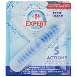 CARREFOUR EXPERT Bloc WC extra large Fresh Ocean 43g