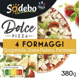 SODEBO Pizza 4 Formaggi 380g