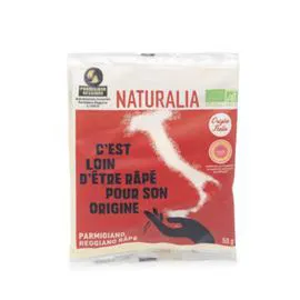 NATURALIA Parmigiano Reggiano Râpé Bio 50g