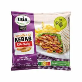 ISLA MONDIAL Lamelle de kebab Halal 450g