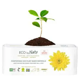 ECO BY NATY Serviettes Hygiéniques Super X12 x12