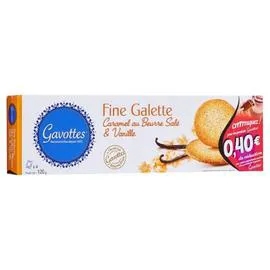GAVOTTES Biscuits caramel au beurre salé & vanil 120g