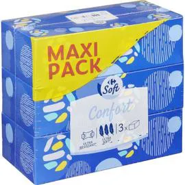 CARREFOUR SOFT Mouchoirs Confort 3x110 