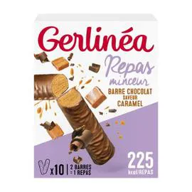 GERLINÉA Barre caramel Repas minceur x10 310g