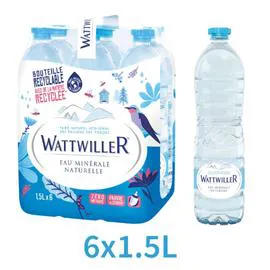 WATTWILLER Eau minérale naturelle 6x1,5l