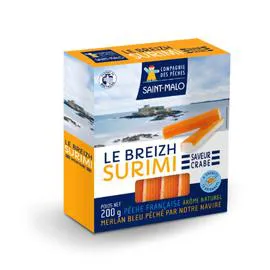 COMPAGNIE DES PÊCHES SAINT-MALO Surimi saveur crabe 200g