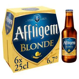 AFFLIGEM Bière d'Abbaye cuvée blonde 6x25cl