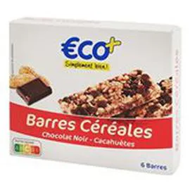  Barres céréales choco/cacahuet 125g