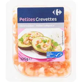 CARREFOUR Crevettes décortiquées 125g