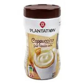 MARQUE REPÈRE, PLANTATION Cappuccino soluble Saveur vanille 310g