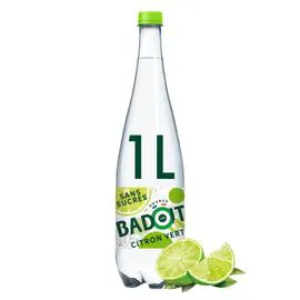 BADOIT Eau gazeuse aromatisée citron vert 1l