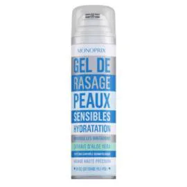 MONOPRIX Gel à raser peaux sensibles 200ml
