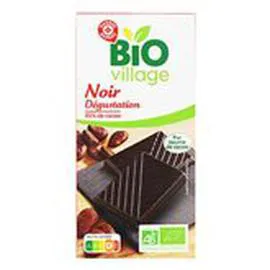 MARQUE REPÈRE, BIO VILLAGE Chocolat noir Bio Dégustation 85% cacao 100g