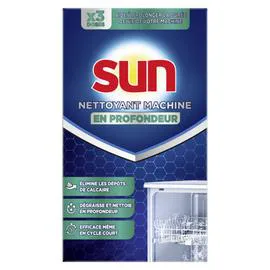 SUN Nettoyant Machine Profond x3 Doses 120g