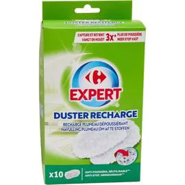 CARREFOUR EXPERT Recharge plumeau dépoussiérant x10