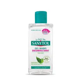 SANYTOL Gel désinfectant mains thé vert 75ml