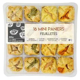 NOTRE SÉLECTION Mini feuilletés assortiment 200g