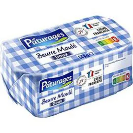 PÂTURAGES Beurre moulé doux 500g