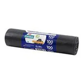 MARQUE REPÈRE, ELEMBAL Sacs poubelle 100L Poignées coulissantes x10