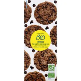 MONOPRIX BIO Cookies aux pépites de chocolat noir bio 175g