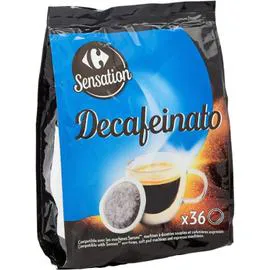 CARREFOUR Café dosette Decafeinato 250g