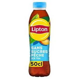 LIPTON Boisson Ice Tea à base de thé saveur pêche zéro sucres 500ml