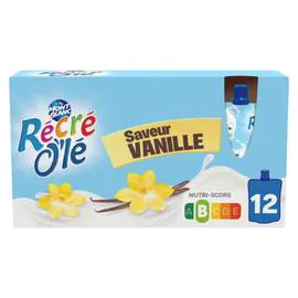 MONT BLANC, RÉCRÉ O'LÉ Crème dessert saveur vanille 12x85g