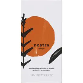 NOSTRA Eau De Cologne Menthe Sauvage + Feuilles De Verveine 100ml