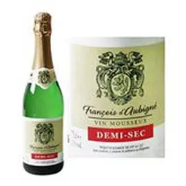  Vin mousseux demi-sec blanc Produit en Allemagne 75cl