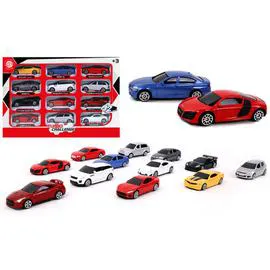 MGM Turbo challenge 12 voitures 1/64 à license et en métal 7cm l'unité