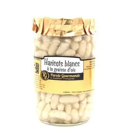 PAROLE GOURMANDE Haricots blancs à la graisse d'oie 660g