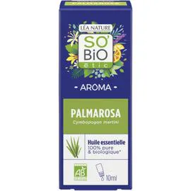 LÉA NATURE, SO'BIO ÉTIC Désodorisant Huile Essentielle Palmarosa Arôma Bio 10ml