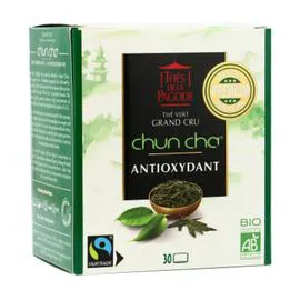 THES DE LA PAGODE Thés de La Pagode Thé Vert Grand Cru Chun Cha x30