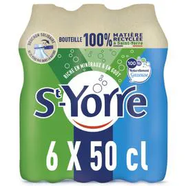 ST YORRE Eau gazeuse minérale naturelle 6x50cl
