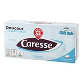 MARQUE REPÈRE, CARESSE Mouchoirs blancs 2 plis Boîte mouchoirs en papier -x110 x110
