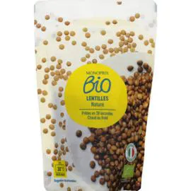 MONOPRIX BIO Lentilles nature bio 120g