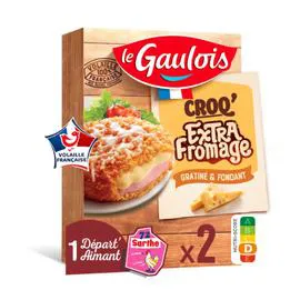 LE GAULOIS Croq'Extra fromage 200g