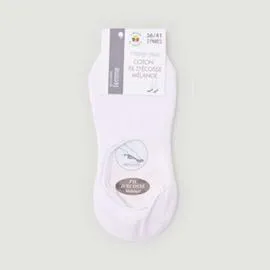 MONOPRIX FEMME Protège-Pieds Imprimés Carreaux x2 - TU l'unité