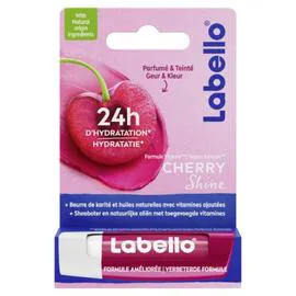 LABELLO Baume soin des lèvres Stick hydratant Huiles Naturelles Cerise 4,8g