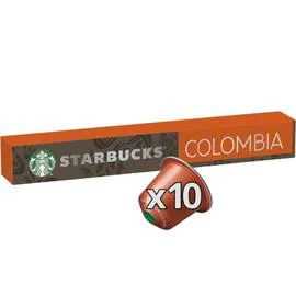 STARBUCKS Café capsules Compatible Nespresso Origin Colombia intensité 7 By Nespresso 10x5,7g