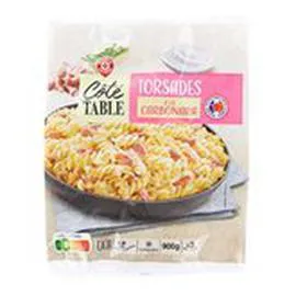 MARQUE REPÈRE, CÔTÉ TABLE Pâtes Carbonara 900g