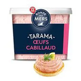 MARQUE REPÈRE, RONDE DES MERS Tarama Oeufs de cabillaud 250g