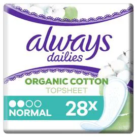 ALWAYS Protège-Slips Dailies 0% Colorant & Parfum x28