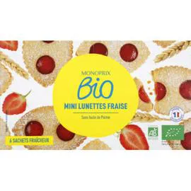 MONOPRIX BIO Mini lunettes fraise bio 156g