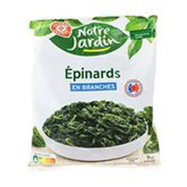 MARQUE REPÈRE, NOTRE JARDIN Epinards Branches 1kg