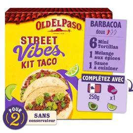 OLD EL PASO Kit Totilla Taco BBQ 255g